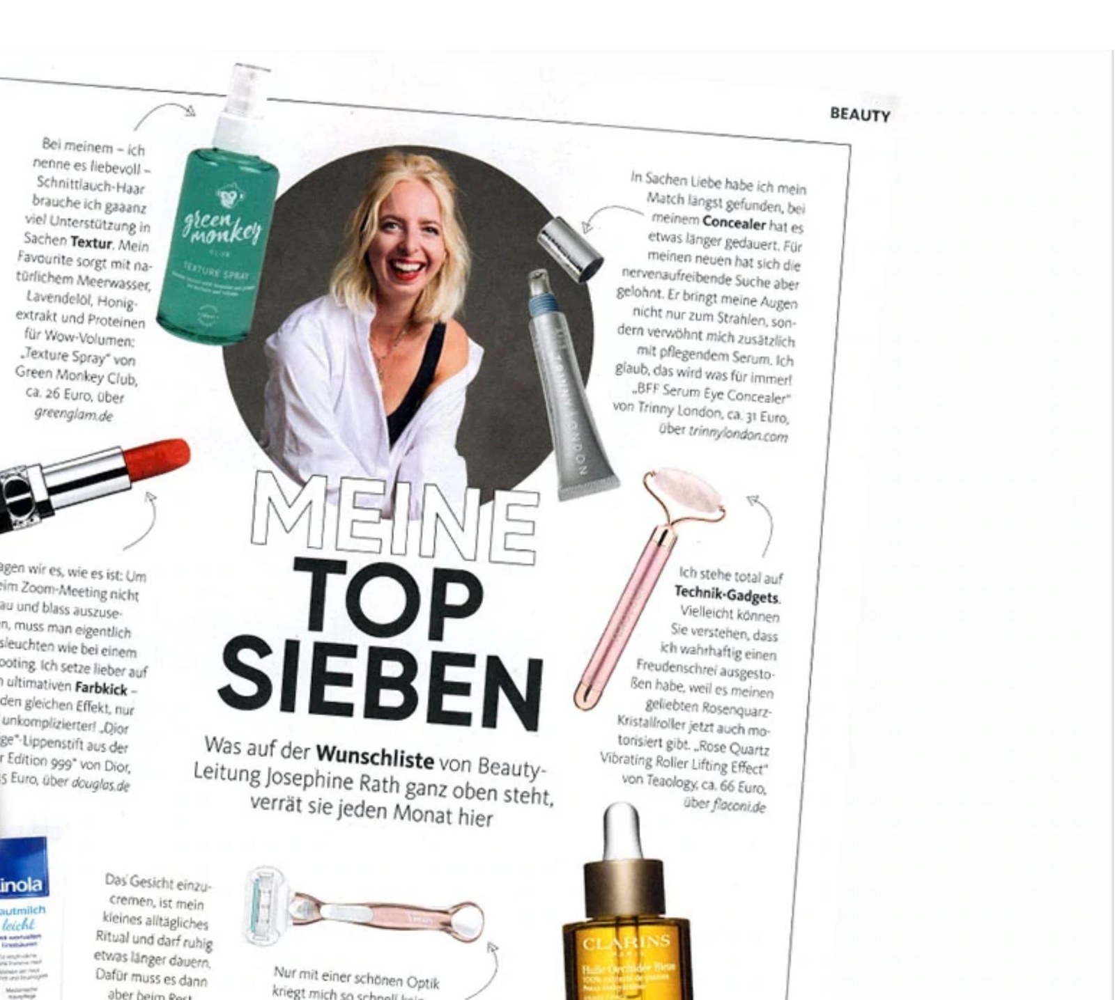 MAXI Magazin – TEXTURE Spray im Editorial